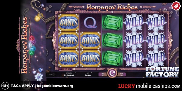 Fortune Factory Romanov Riches Slot Machine